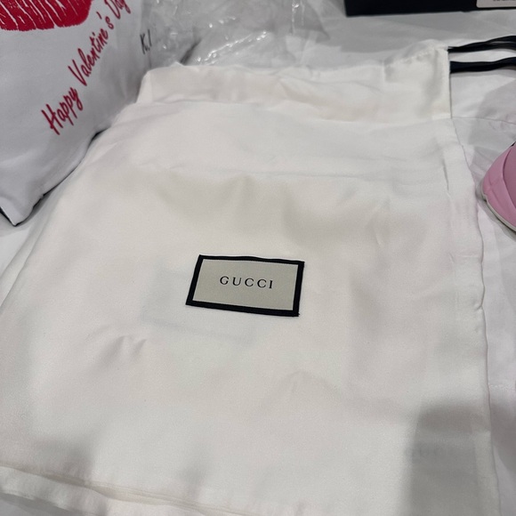 Gucci Rython Mystic Cat Pink Womans Guarunteed Authentic Size 4 Us - Picture 14 of 16